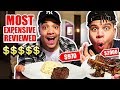 Eating At The MOST EXPENSIVE Reviewed Restaurant!! (FT WOLFIE)