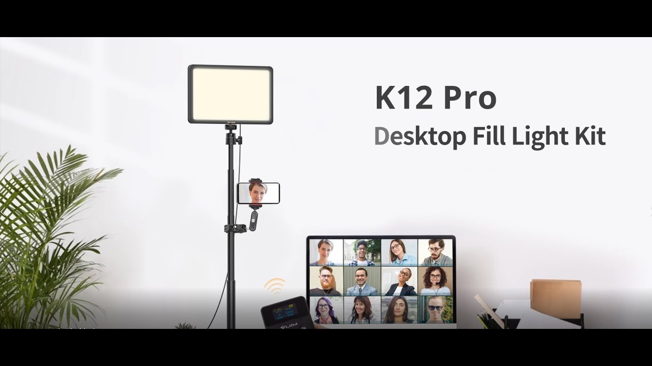 VIJIM K12 Pro Professional Streaming Key Lighting Kit