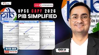 10 February 2026 I Daily Dispatch | Current Affairs for CAPF | HeMantra CAPF by Hemant Sir