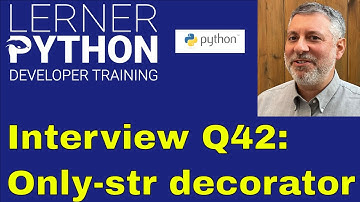 Python interview question #42: String-only arguments