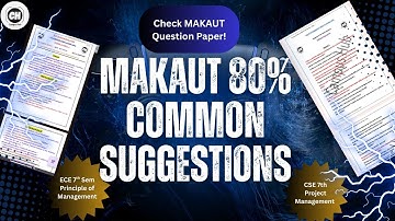 💥 MASSIVE 80% COMMON! CSE PME & ECE POM Suggestions Matched | MAKAUT Semester 7 #makaut #cse