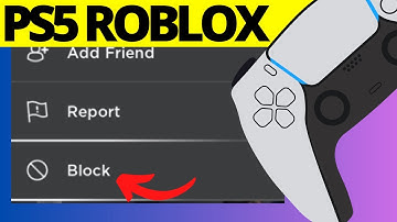 How To Block Player On Playstation Roblox PS4/PS5