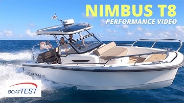 Nimbus T8 (2023) Test Video by BoatTEST.com
