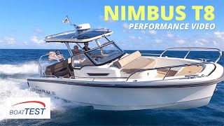 Nimbus T8 (2023) Test Video by BoatTEST.com