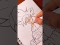 Drawing Ultra Instinct Goku Skin | #shorts
