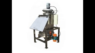 TLZ Dust Free Small Bag Discharge Station With Sieve