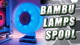 Bambu Lamps LED Spool  A Bambu Labs Inspired 3D Printed Lamp
