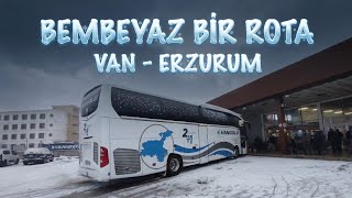 Van'dan Erciş'e Kış Sürüşü | Van Gölü Turizm ile Erzurum Yolunda
