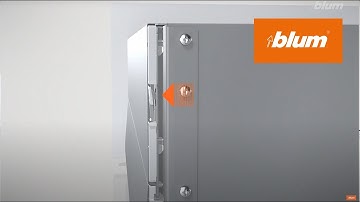 Removal of MERIVOBOX modular with BOXCAP | Blum