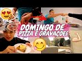 FIZEMOS PIZZA DE CALABRESA E BANANA COM DOCE DE LEITE, GRAVANDO VÍDEOS e muito mais ♥ - Bruna Paula