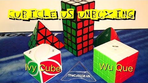 Usual Cubicle Unboxing!!! (Qiyi Wu Que 4x4/ Ivy Cube/ and more!!!)