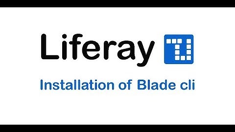 Simple way to install Blade cli in windows