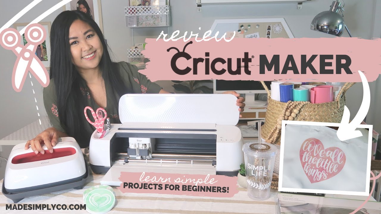 Simple Projects Using the Cricut Maker + Machine Review -