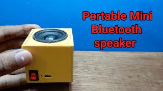 How To Make Portable Mini Bluetooth Speaker || At Home🔊..