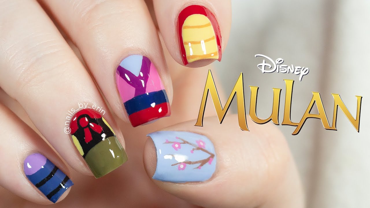 Mulan Nails  Disney Nail Art – NailsByErin