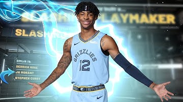 JA MORANT BUILD: SLASHING PLAYMAKER| BEST PG BUILD!| DEMIGOD BUILD !