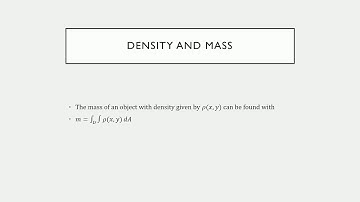 Applications of Double Integrals
