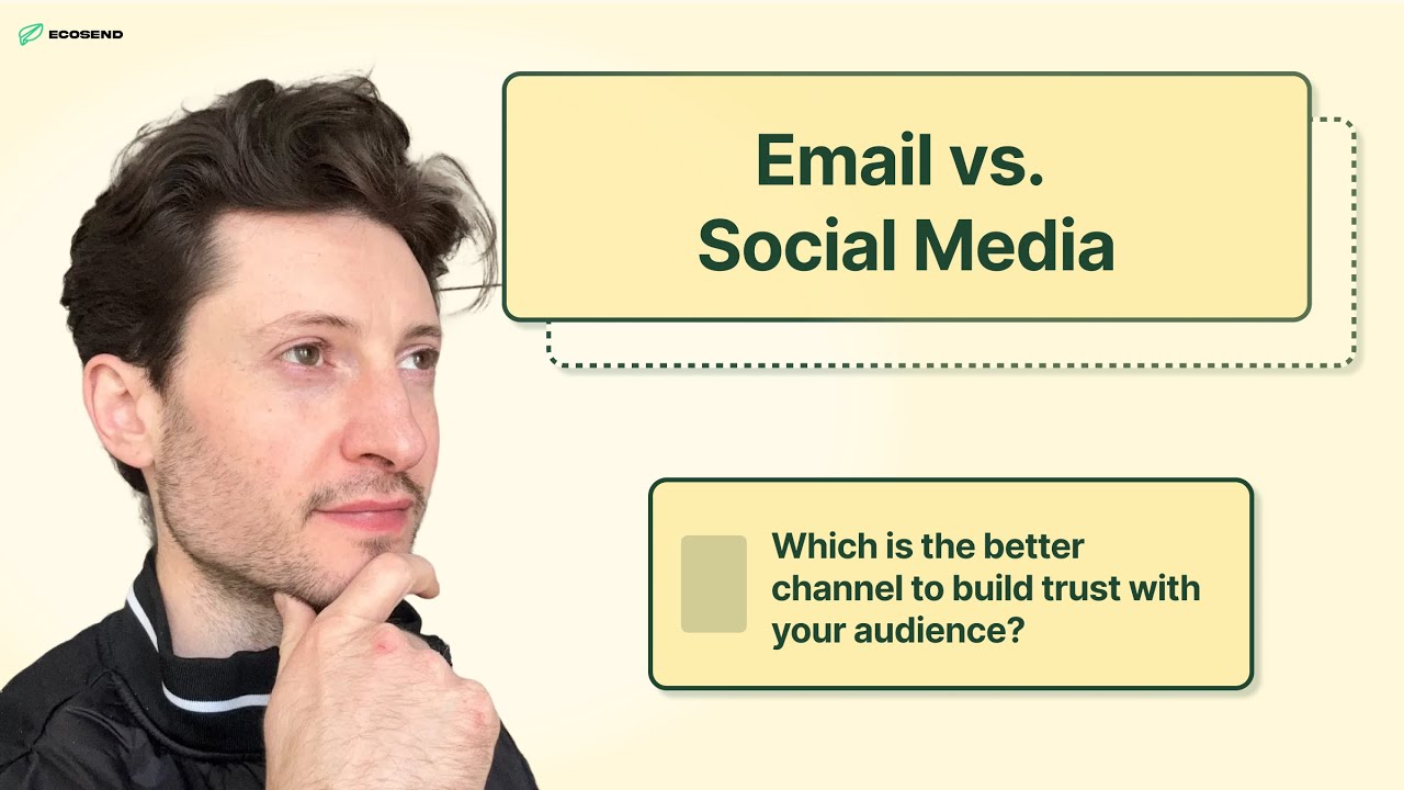 Email vs. Social Media - which should you use 🤔