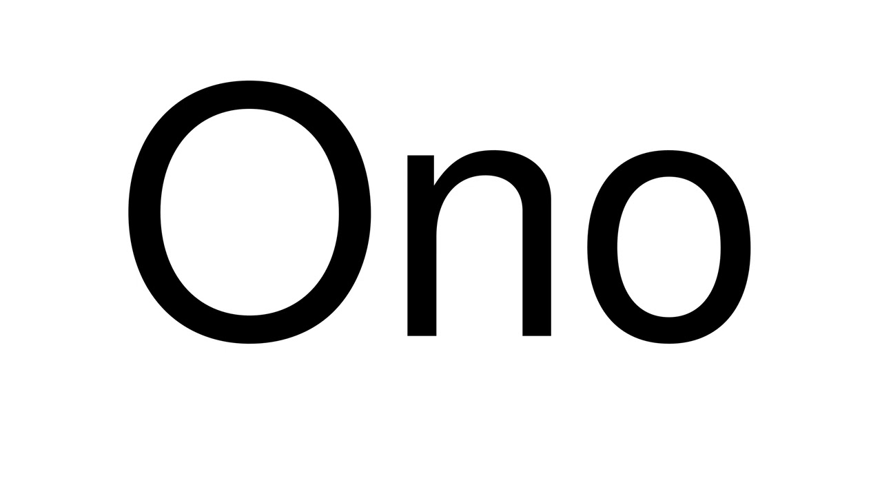 How to Pronounce Ono (Japan) 