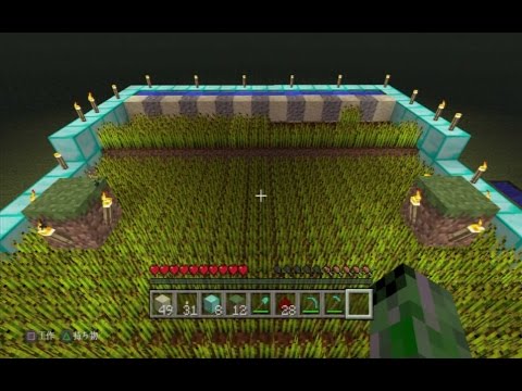 マイクラ 自動小麦収穫機 Youtube