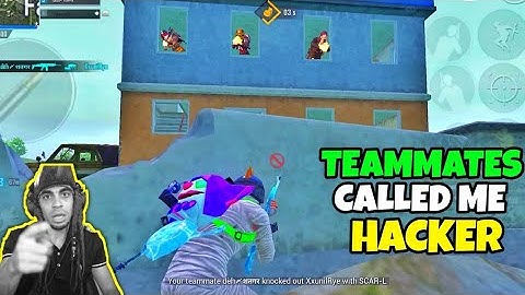 Random teammates called me hacker  😂 -SAMSUNG,A3, A5, A6, A7,J2,J5,J7,S5,S7,S9,A10,A20 ,A30,A50