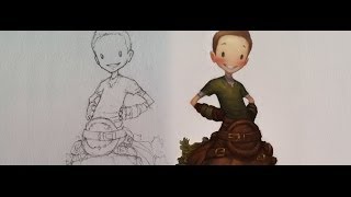 Soft Brush Character Tutorial Intro screenshot 2