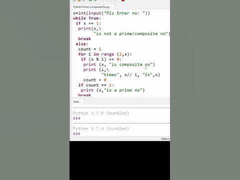 How to find Prime or Composite Number with Python - YouTube