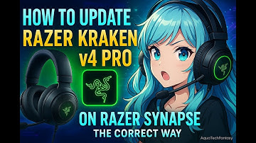How to Update Razer Kraken v4 Pro on Razer Synapse THE CORRECT WAY 🎧 | AquaTechFantasy 🎧