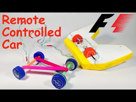 How To Make A REMOTE CONTROL CAR At Home | DIY
