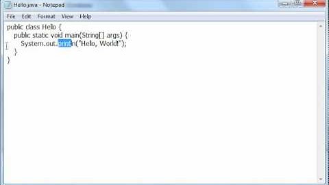 [Java] การเขียน Hello World : Notepad