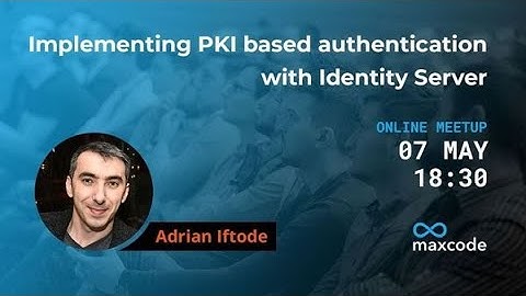 Implementing PKI based authentication with Identity Server