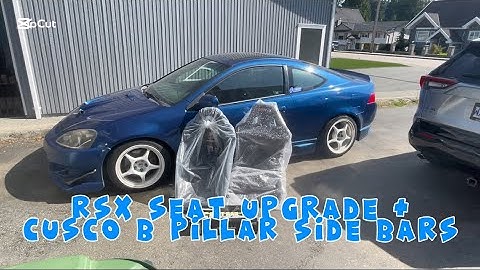 Bucket Seats + Cusco B Pillar Bar | Acura RSX Type S