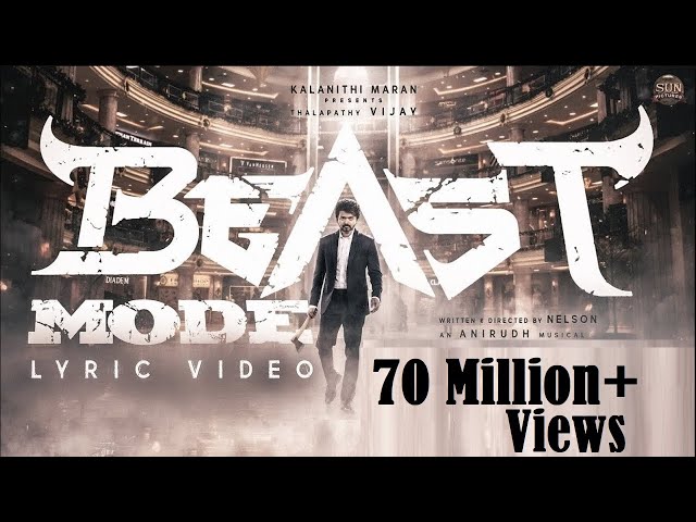 Beast Mode - Official Lyric Video | Beast | Thalapathy Vijay | Sun Pictures | Nelson | Anirudh class=