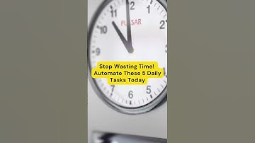 🚫 Stop Wasting Time ⏰ – Automate These 5 Things Today ⚙️🤖