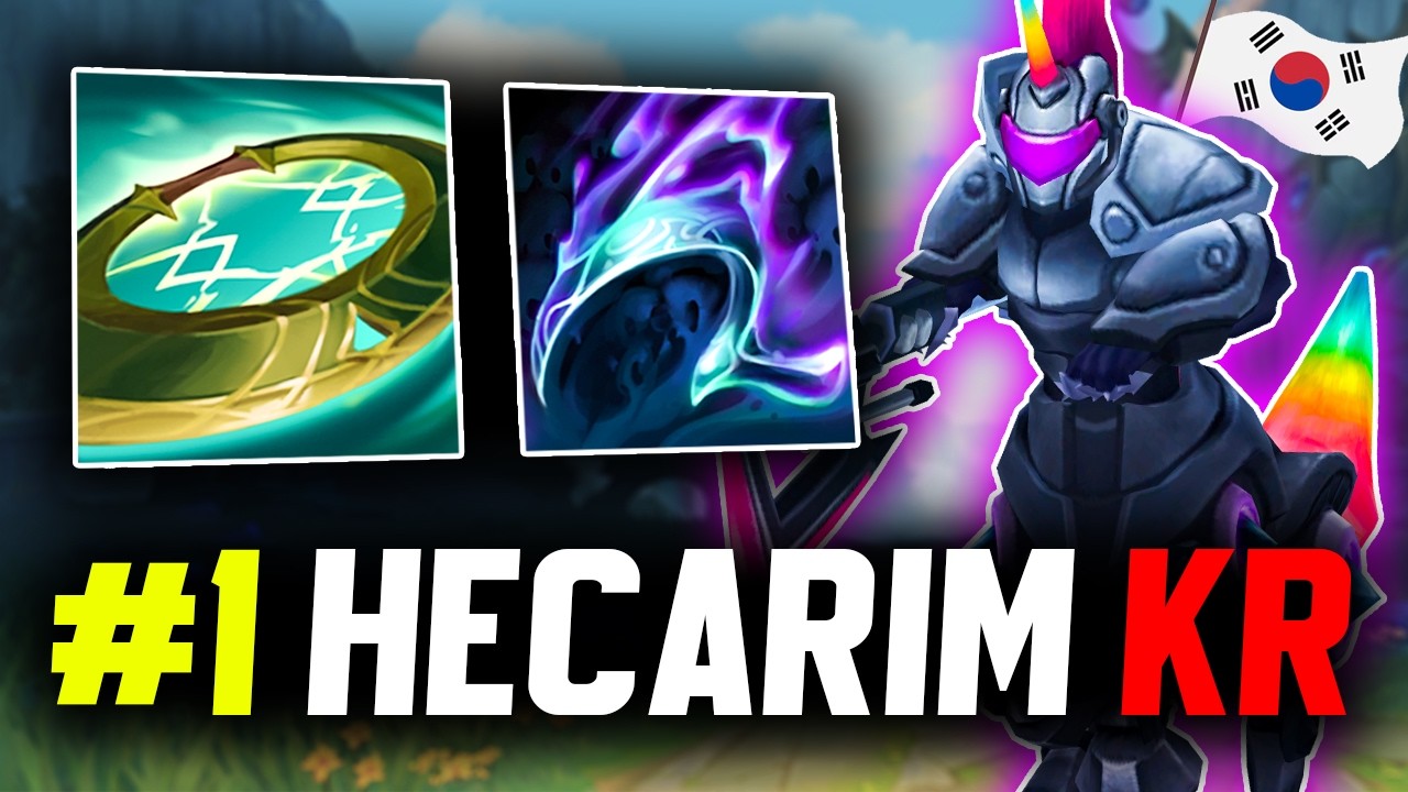COMMENT LE RANK 1 HECARIM WORLD ATOMISE LA COREE EN CHALLENGER