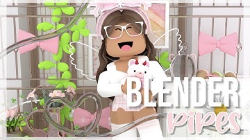 How To Add PIPES to Your GFX in BLENDER || alourelia