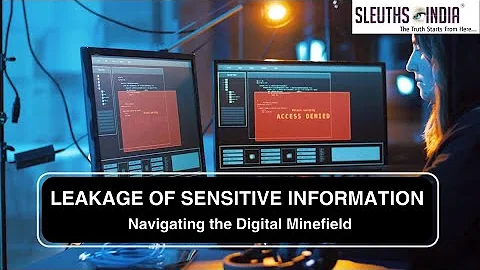 Leakage of Sensitive Information - Contact Sleuths Today!