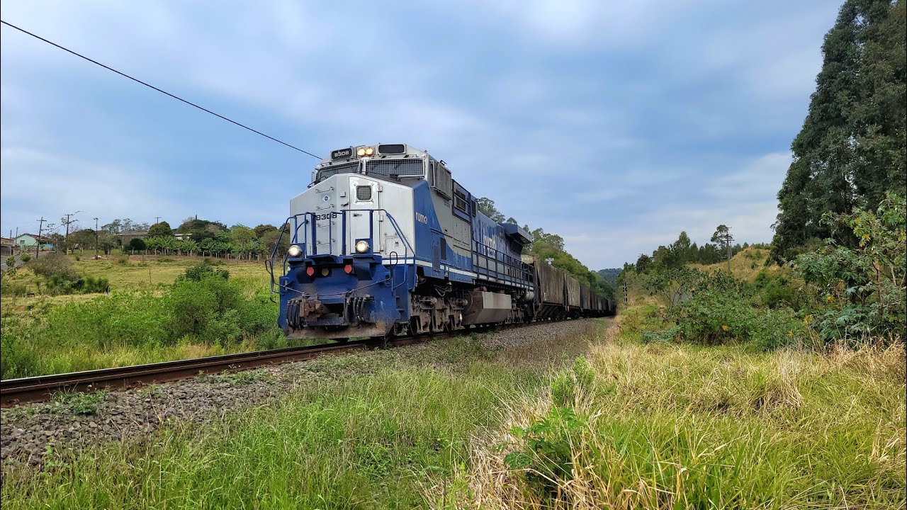 Dash Train Rumo Trem vazio com a DASH-9 RUMO - YouTube
