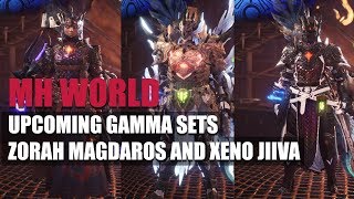 MONSTER HUNTER WORLD - UPCOMING GAMMA SETS - ZORAH MAGDAROS AND XENO JIIVA