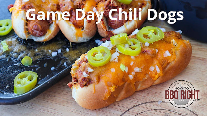 Game Day Chili Dogs