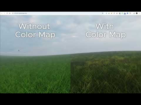 Adding Color Maps to Procedural Grass in Three.js | Grassworks Update
