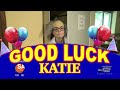 Goodbye  good luck to our executive producer katie meyers