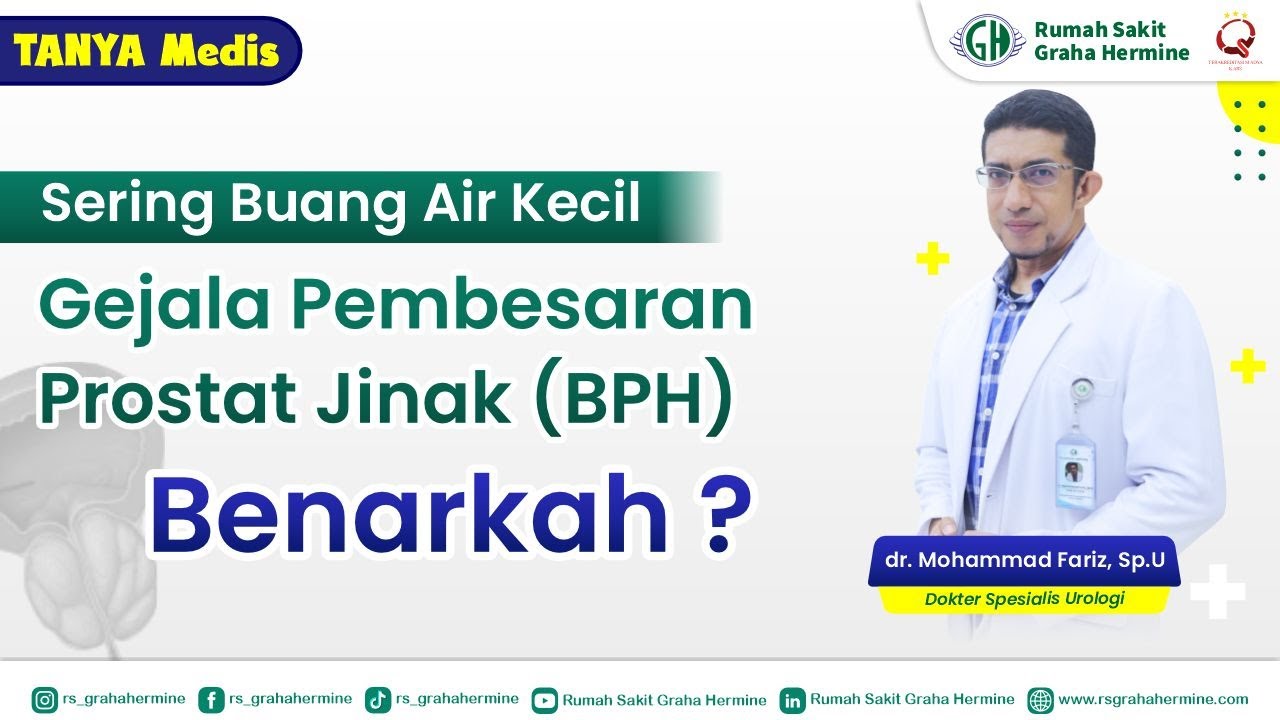 Sering Buang Air Kecil Gejala Pembesaran Prostat Jinak (BPH), Benarkah?