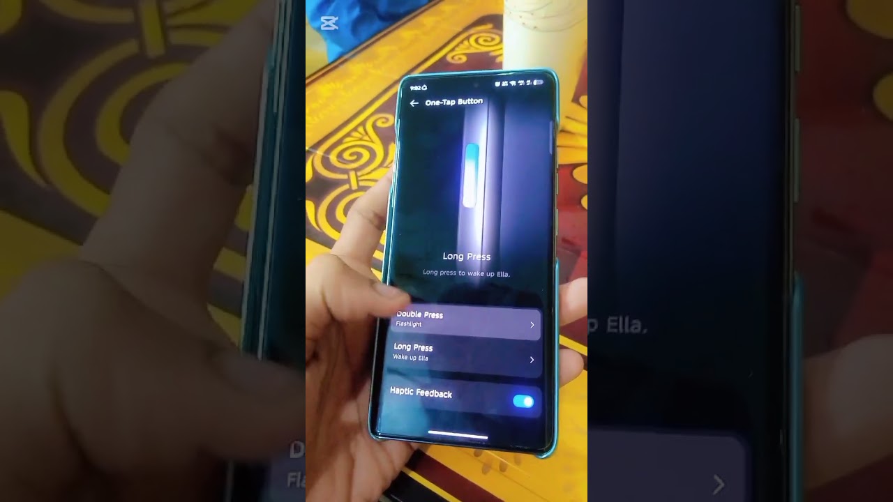 Tecno camon 40pro flashlight setting.. 