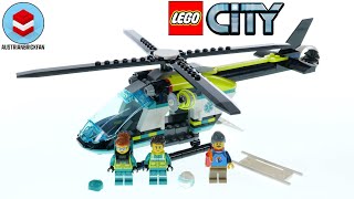 LEGO City 60405 Emergency Rescue Helicopter – LEGO Speed Build Review