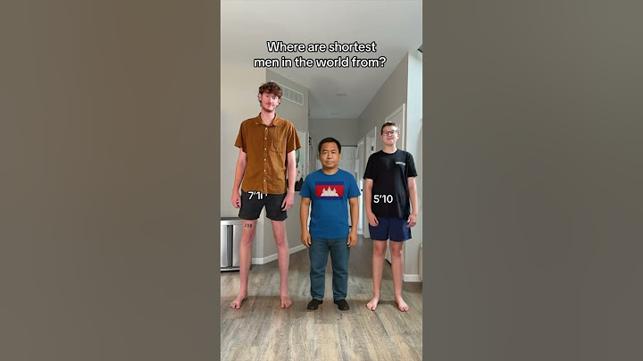 We found the shortest men in the world #tall #short