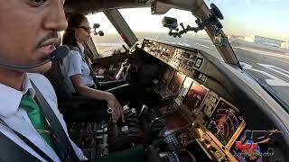 Boeing 777-200LR Landing & Takeoff Dubai Int'l on Ethiopian