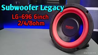 Test Subwoofer Legacy LG-696 6 inch Doble Coil