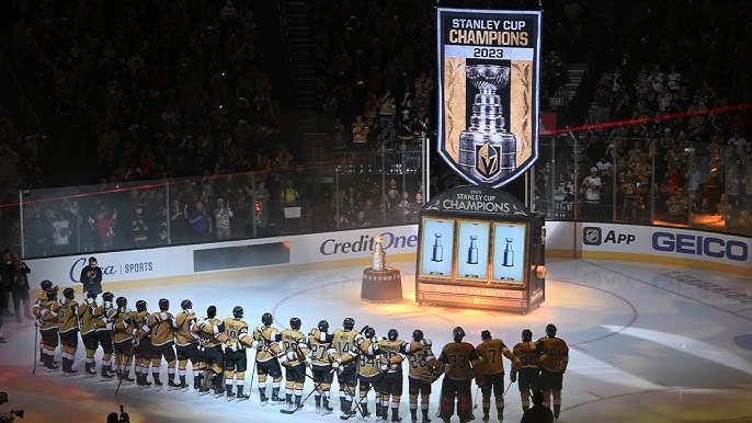 Behind the scenes of the Hershey Bears banner raising ceremony celebrating  the 2023 Calder Cup championship team