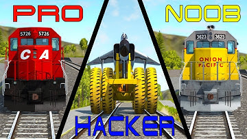NOOB vs PRO vs HACKER #19 - Beamng drive